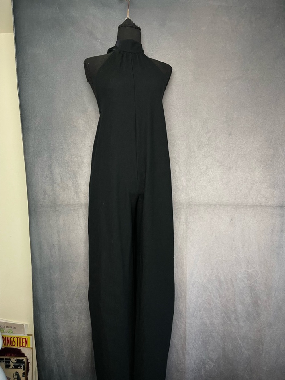 Nasty Gal Black Halter Wide-Leg Jumpsuit